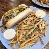 Philly cheesesteak and parm fries  at The Joint in Colorado Springs