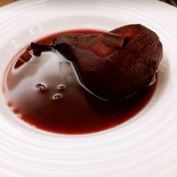 Peras al vino at Envero in Logrono