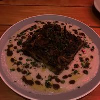 Lasanha de cogumelos trufados e bechamel at Pixirica Gastrolounge in Sao Paulo