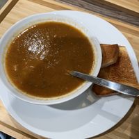Lentil Soup with Bread  at The Kind  in Kyoto