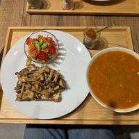 Mushroom hummus set  at The Kind  in Kyoto