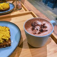 Hot chocolate  at The Kind  in Kyoto