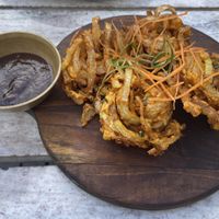 Onion pakora  at Masala Twist  in Nadi