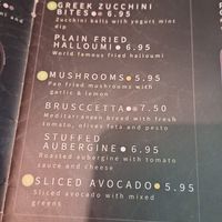 Menu at Kalua - Cocktails & Tapas Bar in Paphos