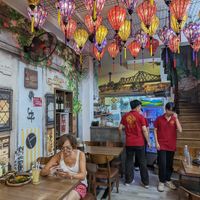 Interior at Vietnamese Lantern in Hanoi