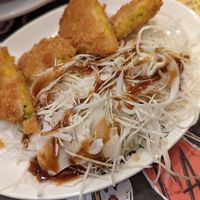 Kabocha Korokke (croqueta de calabaza) at Ramen Kagura - Zaragoza in Zaragoza