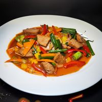 Cantones Seitan Agridulce  at Chilewok Meat & Vegan - Reino del Aji in La Serena