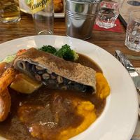 Mushroom wellington roast at The Pelham Arms  in Lewes