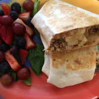 Breakfast burrito- YUM! at 212 Cafe and Wellness Center in Nashville