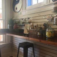 Tea area at 212 Cafe and Wellness Center in Nashville