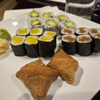 Veggie platter at Kusshi in North Bethesda