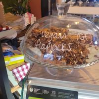 Vegan Flapjacks at L's Coffee & Bookshop in Conwy