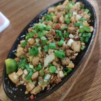 Tofu Sisig at Mila's Restaurant in Moalboal