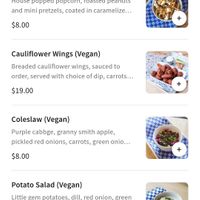 Menu at Left Field Brewery in Toronto