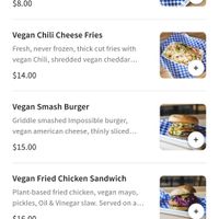 Menu at Left Field Brewery in Toronto