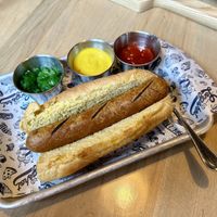 Vegan Streaker Dog  at Left Field Brewery in Toronto