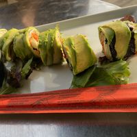 Dragon roll  at The Grain Cafe in Los Angeles