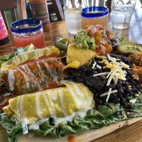 Enchiladas for 2! at The Grain Cafe in Los Angeles