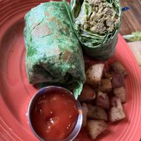 Falafel Wrap  at The Grain Cafe in Los Angeles