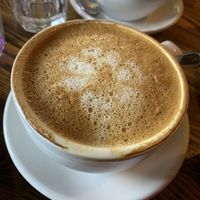 Vanilla oat milk latte  at The Grain Cafe in Los Angeles