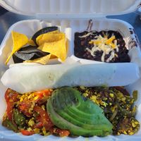 Huevos de Mexicana to go at The Grain Cafe in Los Angeles