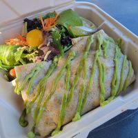 Bon appetite crepe to go at The Grain Cafe in Los Angeles