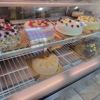 All the vegan cakes! at The Grain Cafe in Los Angeles