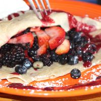 Berry Crepe at The Grain Cafe in Los Angeles