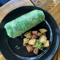 breakfast burrito  at The Grain Cafe in Los Angeles