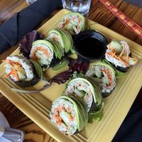 dragon roll  at The Grain Cafe in Los Angeles