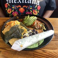 Early Dinner w/the Bestie - Ordered the Chili Relleno w/Veggies  at The Grain Cafe in Los Angeles