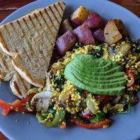 Veggie omelette at The Grain Cafe in Los Angeles