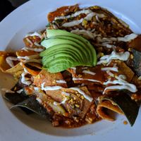 Chilaquiles at The Grain Cafe in Los Angeles