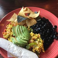 The breakfast plate Mexicano  at The Grain Cafe in Los Angeles