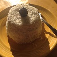coconut cake  at The Grain Cafe in Los Angeles