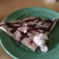 chocolate mousse crepe at The Grain Cafe in Los Angeles