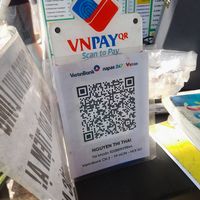 Can pay by bank transfer at Let's Chay in Ho Chi Minh City