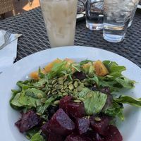 Beet salad with horchata at Agave Cocina and Cantina in Issaquah