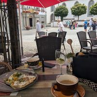 O at Cafe Hinderofen in Wangen Im Allgaeu