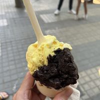 Dark chocolate and pineapple   at Carambola in Barcelona