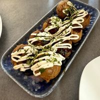 Takoyaki (vegan option) at Okashi Valencia in Valencia