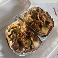 "Steak" burrito  at Chihuahua Brothers in Baltimore