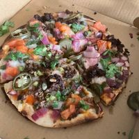 Piksa (Mexican pizza) at Chihuahua Brothers in Baltimore