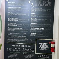 Smoothie and Drink Menu  at Rooted3 in Bethesda