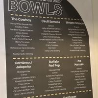 Chef Curated Bowls  at Rooted3 in Bethesda