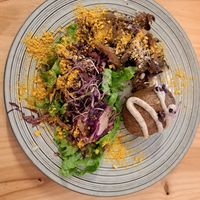 Mushroom shawarma at Umami Good Food - La Laguna in Tenerife