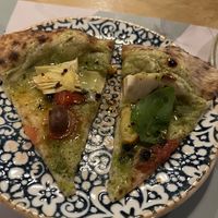 Capriccio no ham no cheese with zucchini sauce  at A' Puteca in Florence