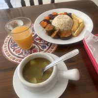   at Govindas in Santa Marta
