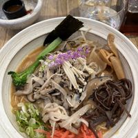 Miso ramen con funghi   at Noodle Brat in London