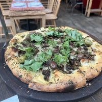 Vegan pizzaa  at Almacen De Pizzas in Asuncion